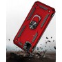 Stevige Ring back cover voor Huawei Y5P 2020 Rood