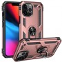 Stevige Ring Backcover voor iPhone 13 Pro Max Rosé Goud