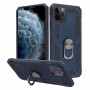 Stevige Ring Backcover voor iPhone 13 Pro Max Blauw